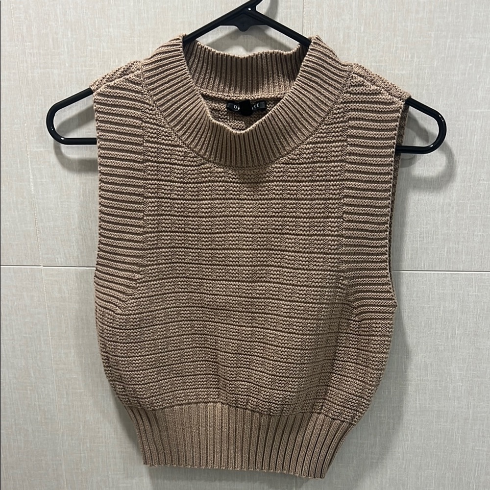 Dynamite Brown Cowl Neck Sweater